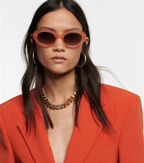 celine triomphe sunglasses pink|Celine canada online.